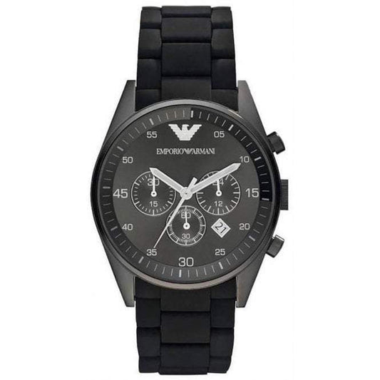 Emporio Armani Herrenuhr Ar5889 Men S Black Chronograph Watch – AR5889
