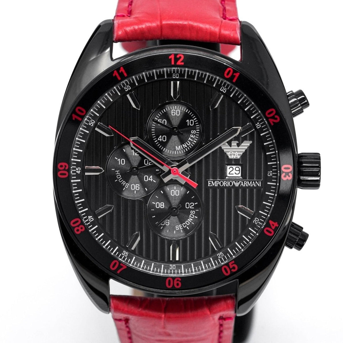 Emporio Armani Herrenuhr Ar5918 Men S Sportivo Chronograph Watch Black – AR5918