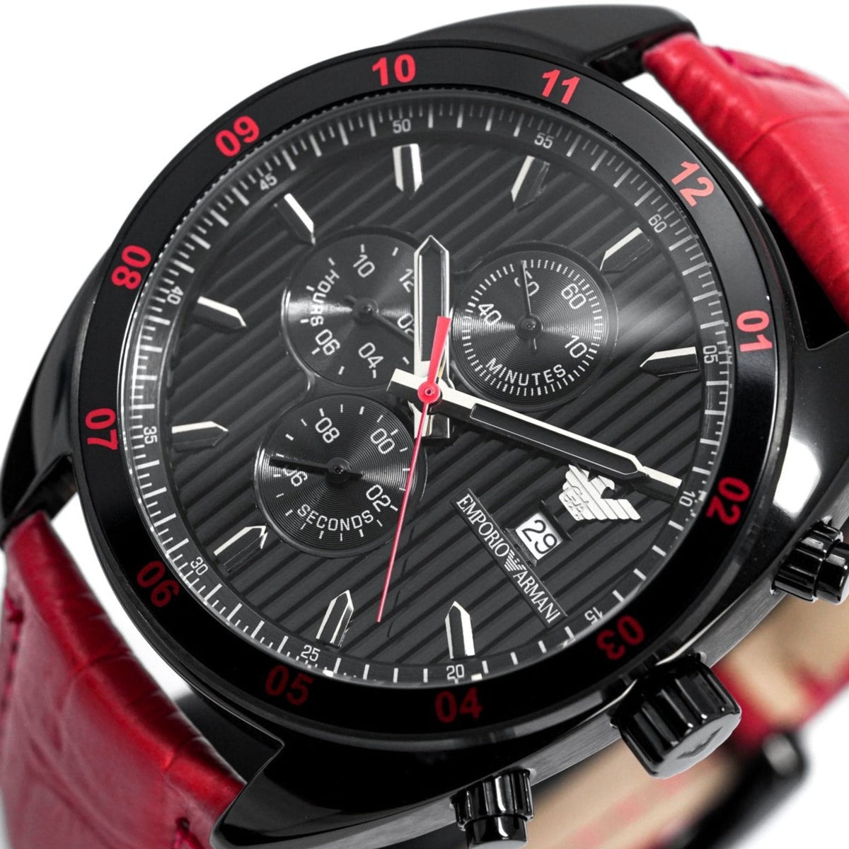 Emporio Armani Herrenuhr Ar5918 Men S Sportivo Chronograph Watch Black – AR5918