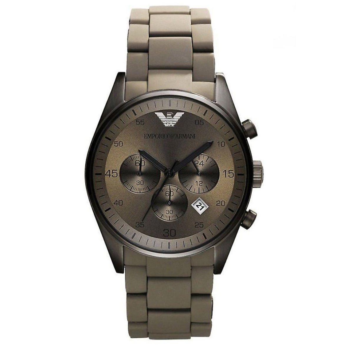 Emporio Armani Damenuhr Ar5950 Ladies Sportivo Chronograph Brown Watch – AR5950