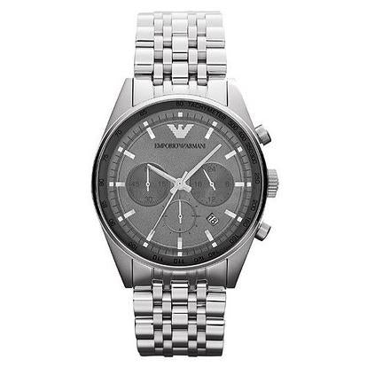Emporio Armani Herrenuhr Ar5998 Men S Gunmetal Chronograph Watch – AR5998