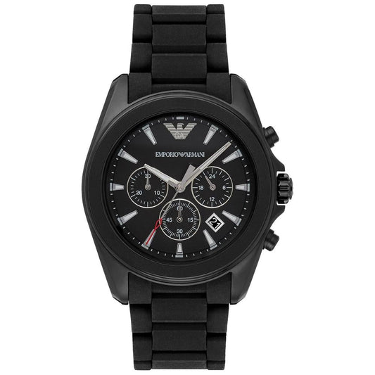 Emporio Armani Herrenuhr Ar6092 Men S Black Chronograph Watch – AR6092