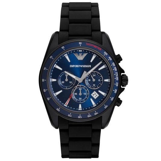 Emporio Armani Herrenuhr Ar6121 Men S Black Chronograph Watch – AR6121