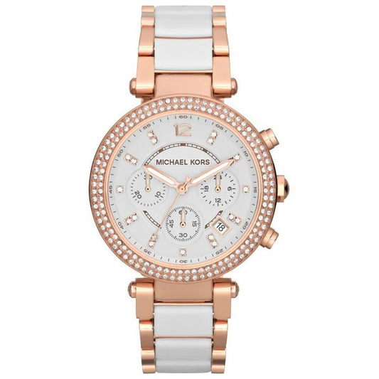 Michael Kors Damenuhr Mk5774 Ladies Parker Rose Gold Chronograph Watch – MK5774