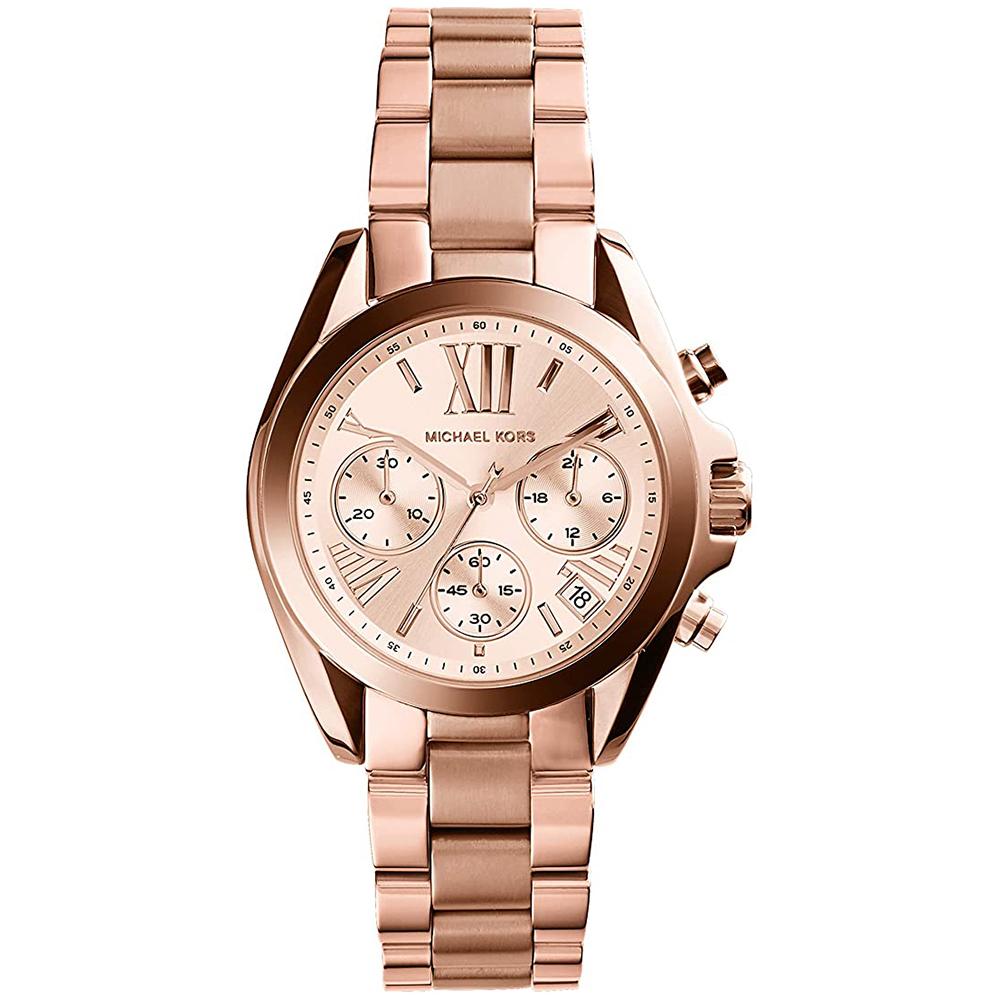 Michael Kors Damenuhr Mk5799 Ladies Bradshaw Mini Rose Gold Watch – MK5799