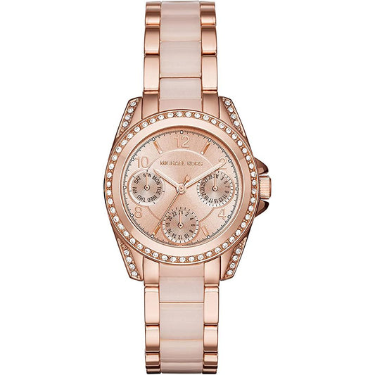 Michael Kors Damenuhr Mk6175 Ladies Mini Blair Rose Gold Watch – MK6175