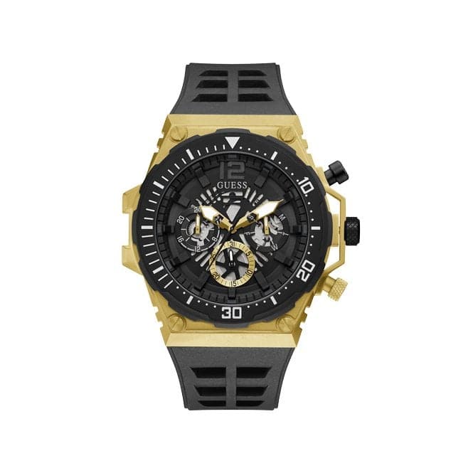 Guess Herrenuhr Watches Exposure Mens Sport Gold Stainless Steel Watch Gw0325g1 – GW0325G1