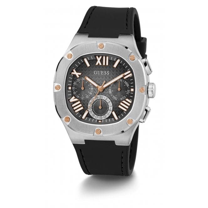 Guess Herrenuhr Watches Gents Headline Stainless Steel Silver Watch Gw0571g1 – GW0571G1