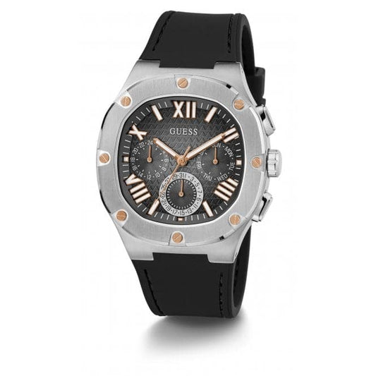 Guess Herrenuhr Watches Gents Headline Stainless Steel Silver Watch Gw0571g1 – GW0571G1