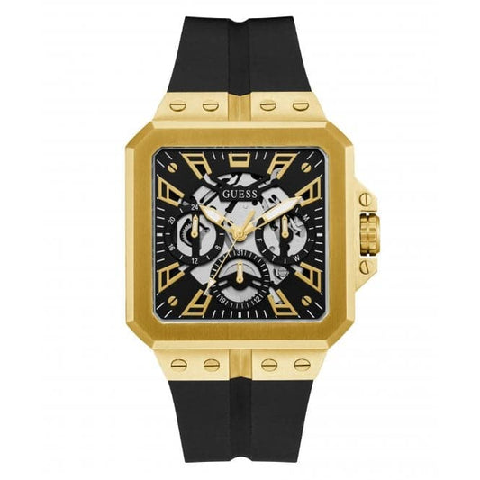 Guess Herrenuhr Watches Gents Leo Gold Tone Watch Gw0637g2 – GW0637G2