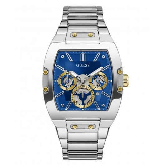 Guess Herrenuhr Gents Phoenix Silver Tone Watch Gw0456g5 – GW0456G5