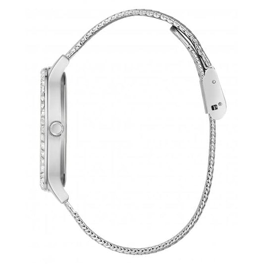 Guess Damenuhr Watches Ladies Soiree Stainless Steel Mesh Silver Watch Gw0402l1 – GW0402L1
