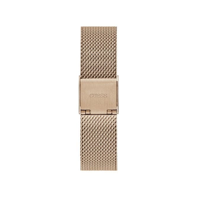 Guess Damenuhr Watches Tapestry Ladies Trend Rose Gold Stainless Steel Watch Gw0354l3 – GW0354L3