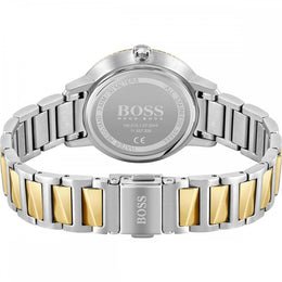 Hugo Boss Damenuhr Womens 1502568 Signature Two Tone Stainless Steel Analog Watch – HB1502568