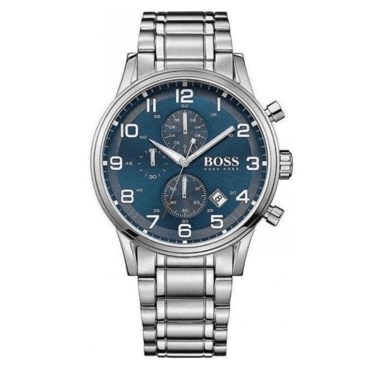 Hugo Boss Armbanduhr Watch Chronograph Aeroliner Blue – HB1513183