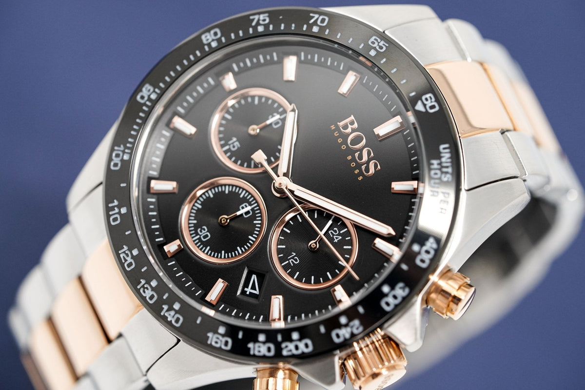 Hugo Boss Herrenuhr Men S Watch Chronograph Hero Two Tone Hb1513757 – HB1513757