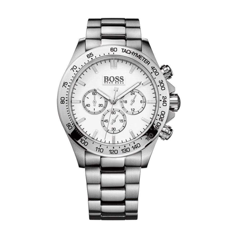 Hugo Boss Herrenuhr Men S Watch Chronograph Ikon Silver Hb1512962 – HB1512962