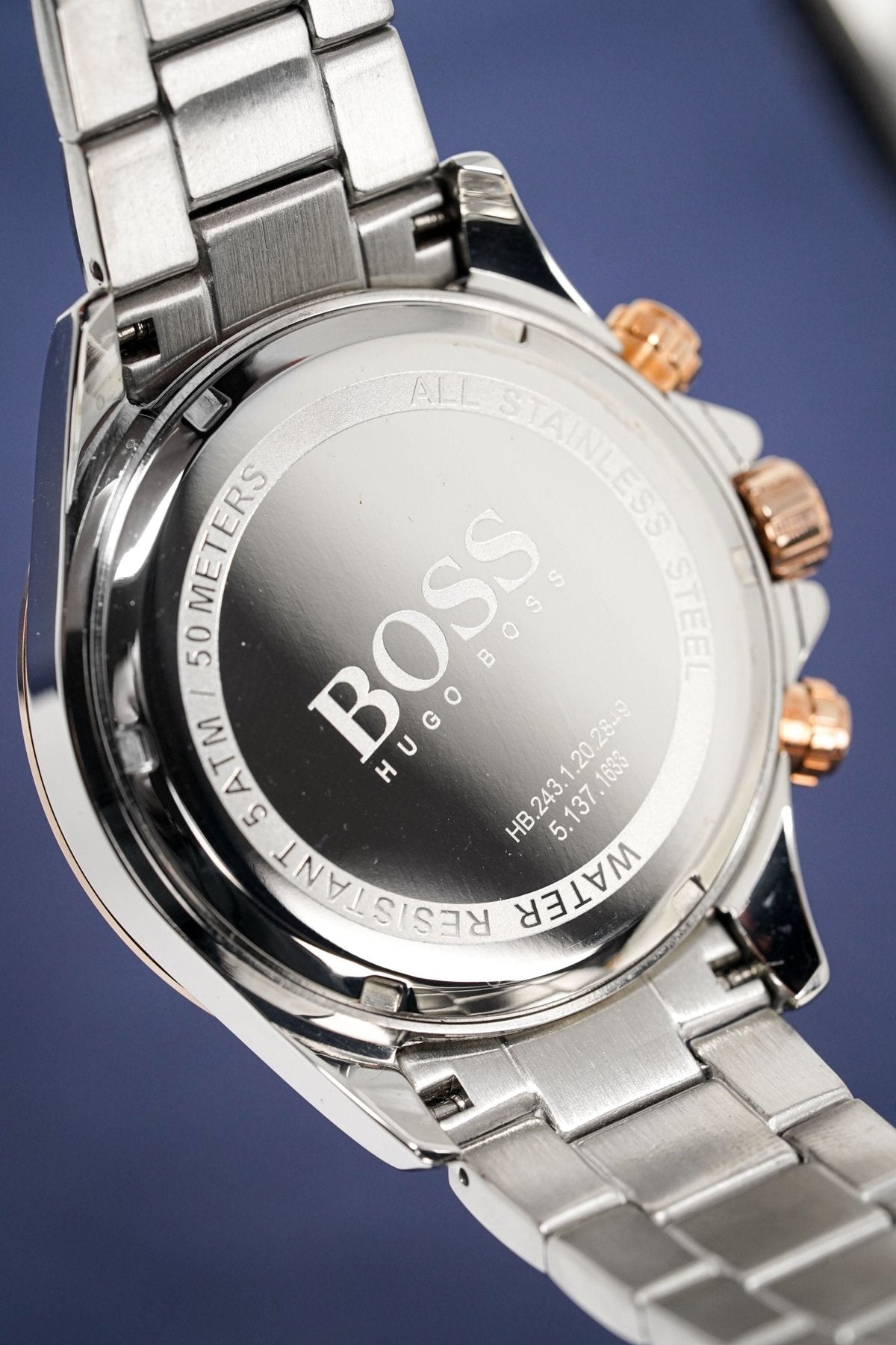 Hugo Boss Herrenuhr Men S Watch Chronograph Ikon Two Tone Hb1513339 – HB1513339