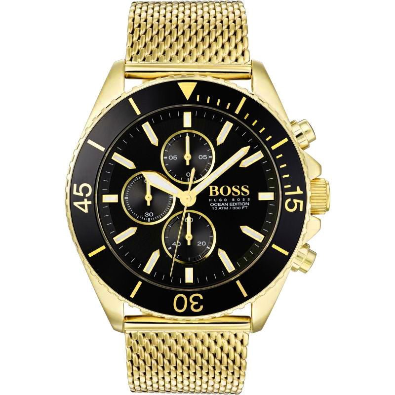 Hugo Boss Herrenuhr Men S Watch Chronograph Ocean Edition Gold Hb1513703 – HB1513703
