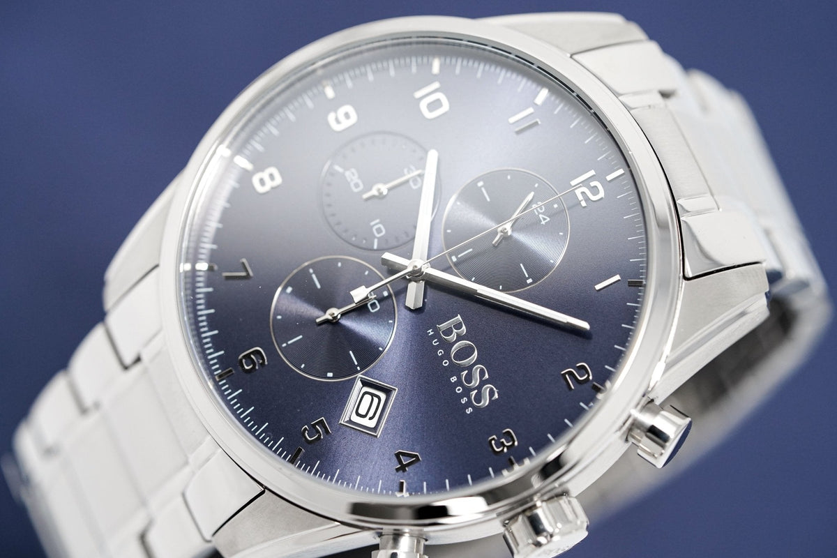 Hugo Boss Herrenuhr Men S Watch Chronograph Skymaster Blue Hb1513784 – HB1513784