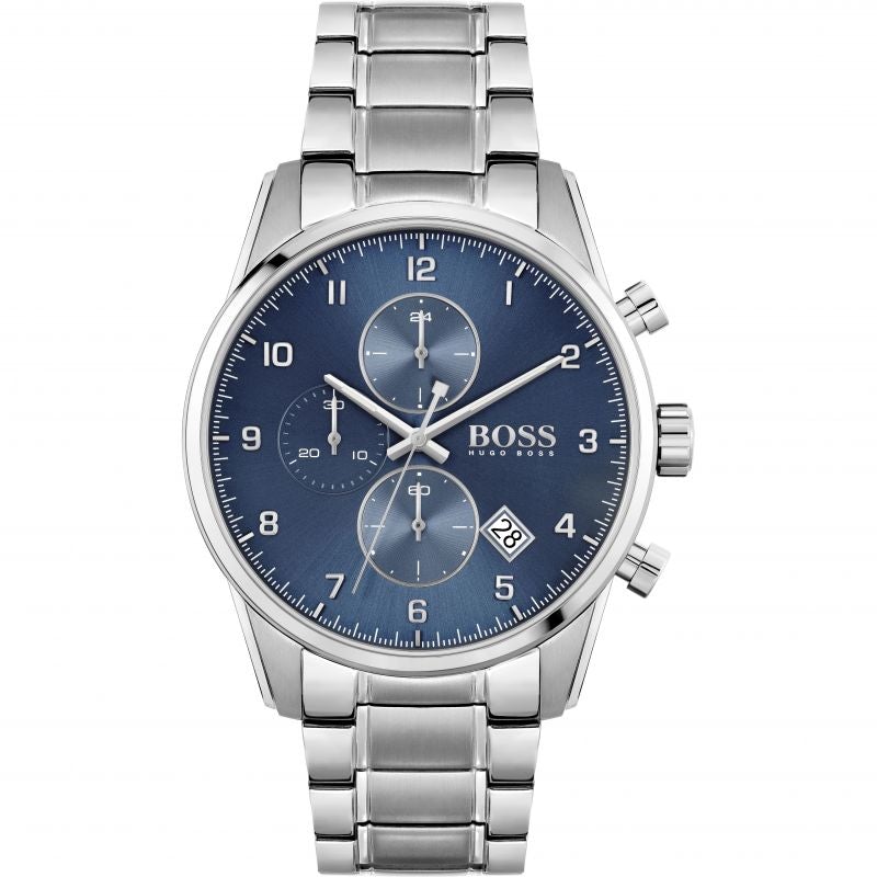 Hugo Boss Herrenuhr Men S Watch Chronograph Skymaster Blue Hb1513784 – HB1513784