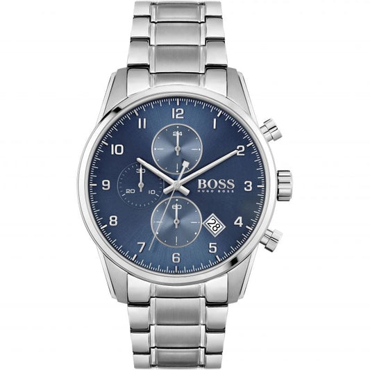 Hugo Boss Herrenuhr Men S Watch Chronograph Skymaster Blue Hb1513784 – HB1513784