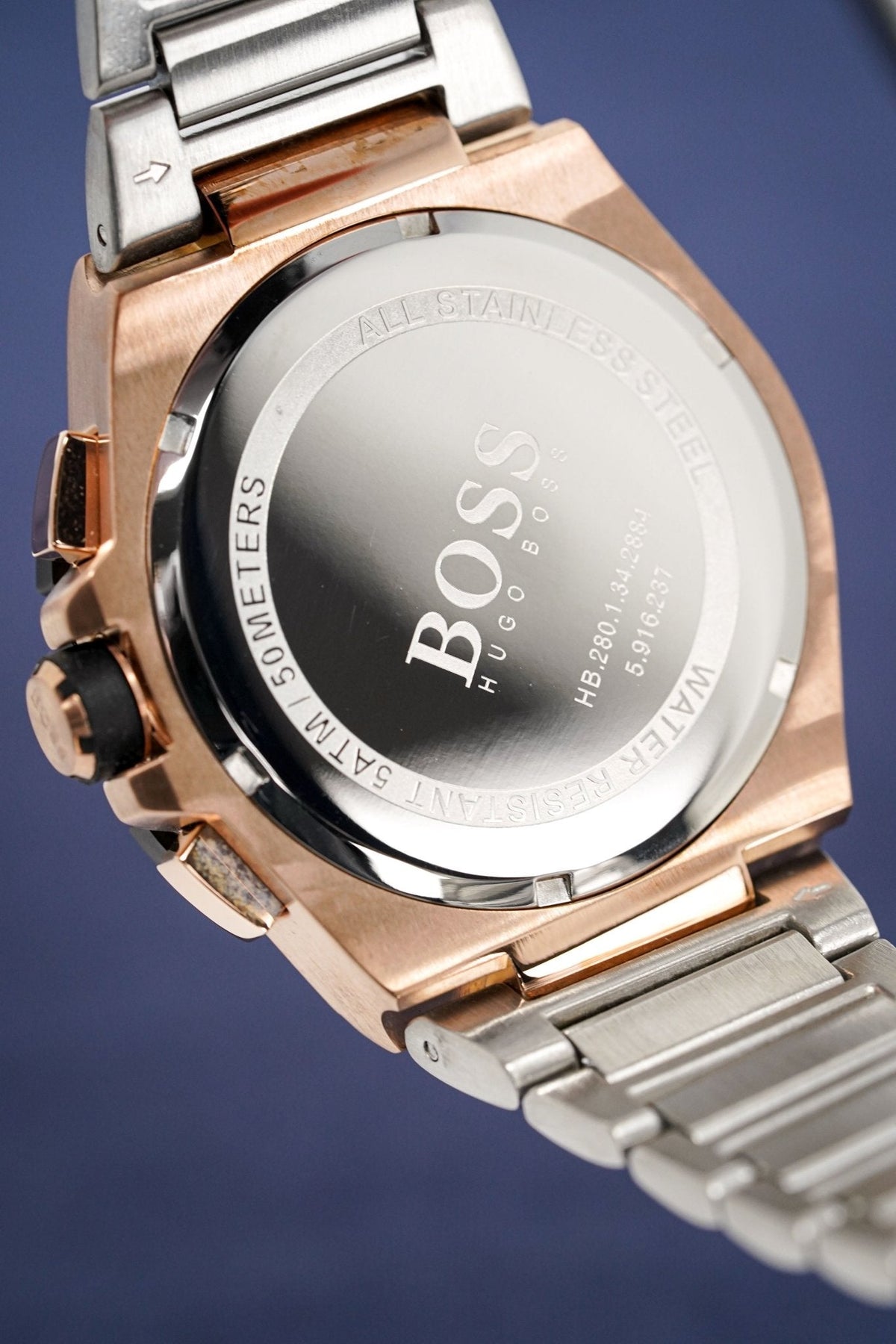 Hugo Boss Herrenuhr Men S Watch Chronograph Supernova Two Tone Hb1513358 1 – HB1513358