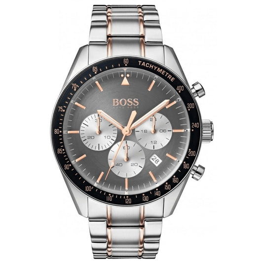 Hugo Boss Herrenuhr Men S Watch Chronograph Trophy Grey Hb1513634 – HB1513634