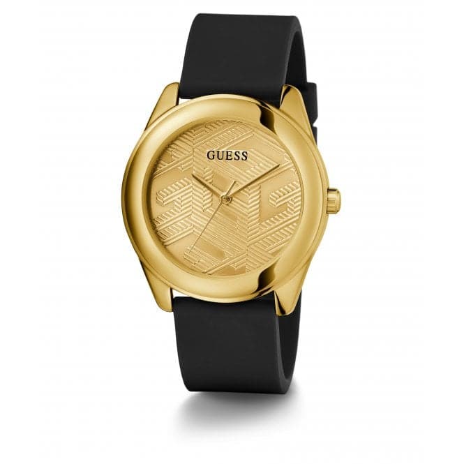 Guess Damenuhr Watches Ladies Cubed Gold Tone Watch Gw0665l1 – GW0665L1