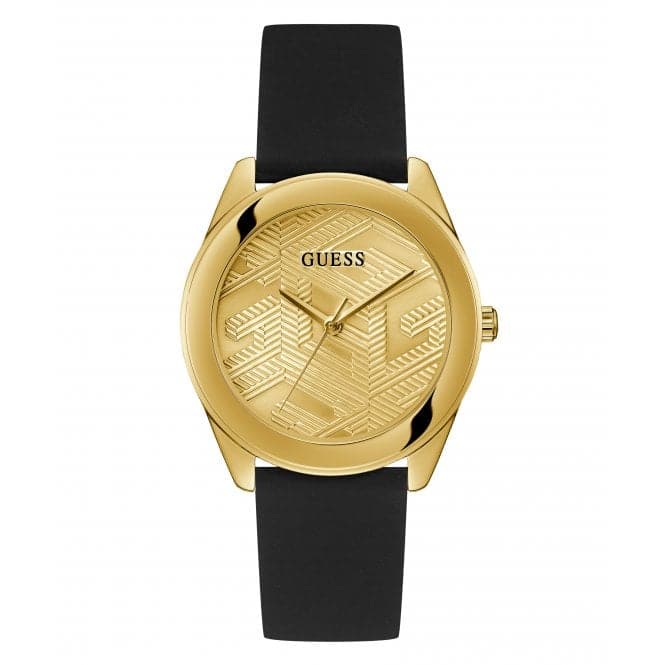Guess Damenuhr Watches Ladies Cubed Gold Tone Watch Gw0665l1 – GW0665L1