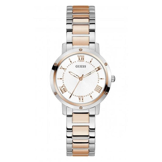 Guess Damenuhr Watches Ladies Dawn Stainless Steel 2 Tone Watch Gw0404l3 – GW0404L3