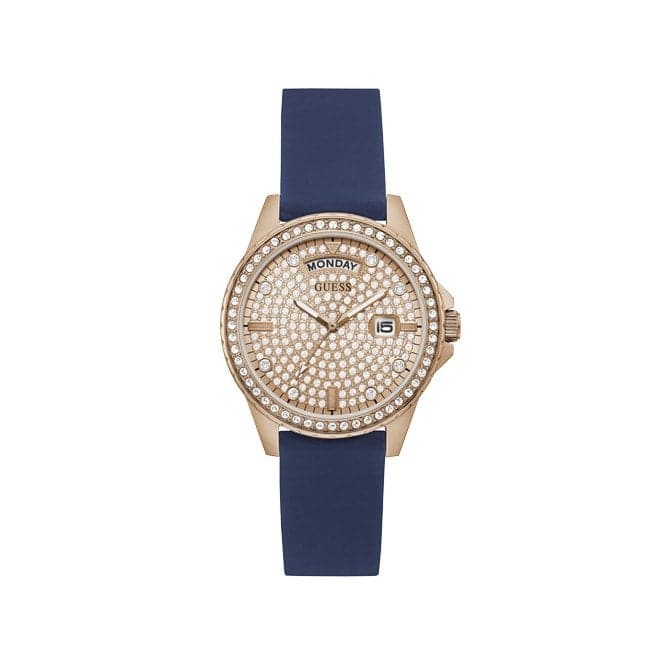 Guess Damenuhr Watches Lady Comet Ladies Dress Rose Gold Stainless Steel Watch Gw0358l1 – GW0358L1