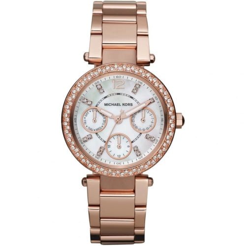 Michael Kors Damenuhr Mk5616 Ladies Mini Parker Rose Gold Stainless Steel Watch – MK5616
