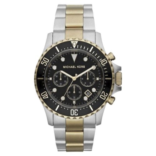 Michael Kors Damenuhr Mk8311 Men S Everest Chronograph Two Tone Black Watch – MK8311