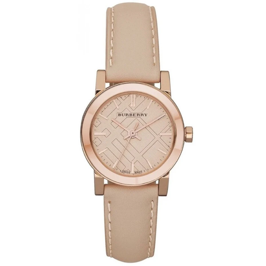 Burberry The City Nova Damenuhr roségoldenes Gehäuse BU9210