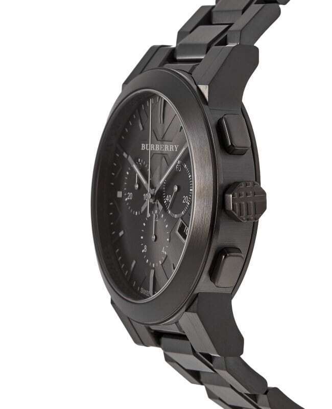 Burberry Herrenuhr The City Black Chronograph – BU9354