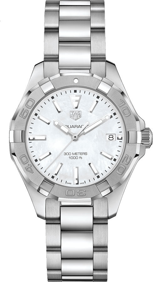 TAG Heuer Damenuhr Aquaracer Mother Of Pearl Dial Silver Steel Strap Watch For Women Wbd131a Ba0748 – WBD131A.BA0748