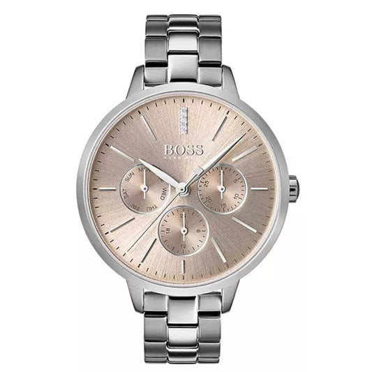 Hugo Boss Damenuhr Womens 1502421 Symphony Rose Gold Tone Stainless Steel Watch – HB1502421