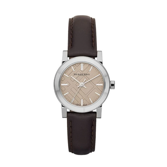 Burberry The City Nova Damenuhr taupefarbenes Zifferblatt BU9208